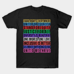 Equality Quotes T-Shirt